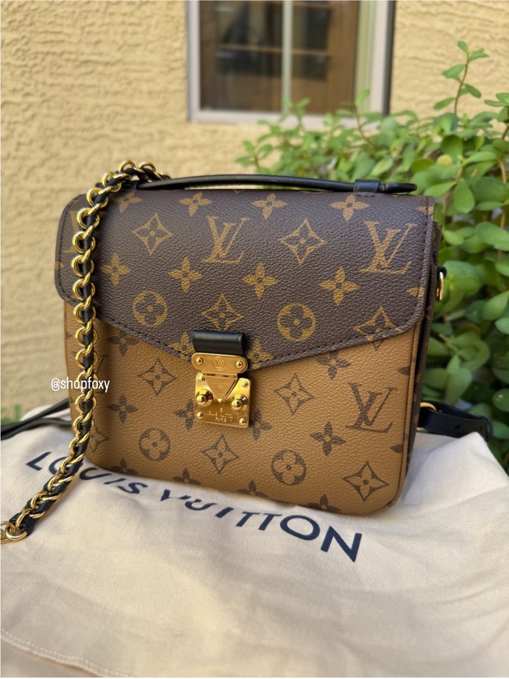 Louis Vuitton Reverse Monogram Pochette Metis Backpack